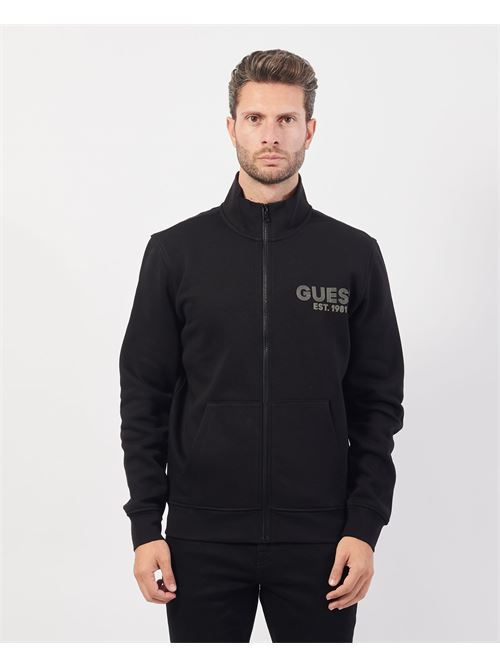 Felpa Guess a collo alto con logo GUESS | M4YQ80-K9Z21JBLK