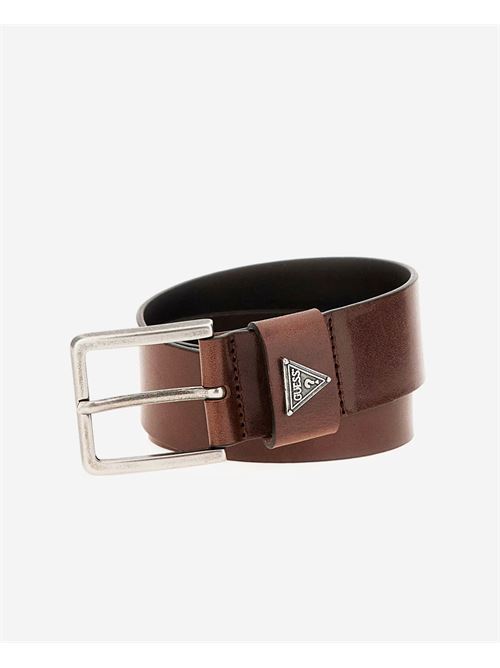 Ceinture Guess pour hommes en cuir véritable GUESS | M4YZ16-L0UO0A11B