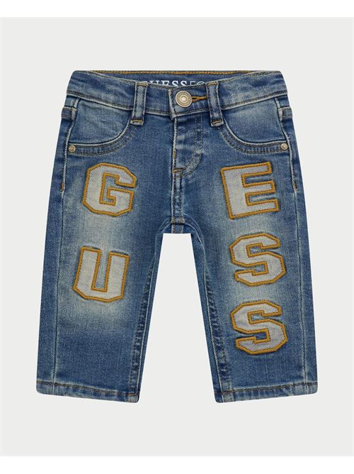 Jeans bambino Guess con logo GUESS | N4BA04-D4GV0FFIT