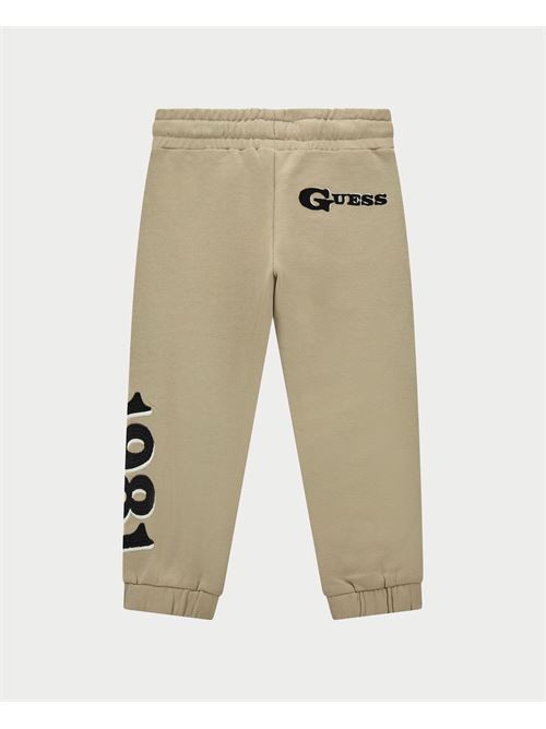 Pantaloni felpati Guess per bambini con logo GUESS | N4BQ11-KAD73F1BA