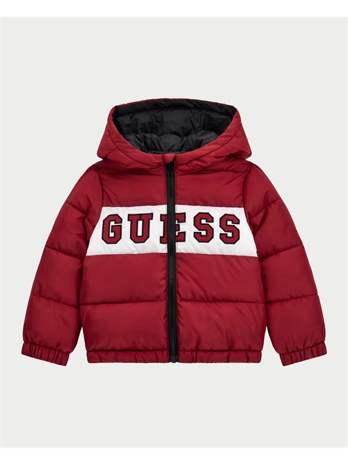 Guess Kids Jacket with Hood and Logo GUESS | N4YL10-WGB60G573