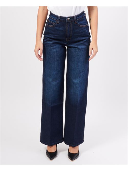 Jean Guess en laine mélangée stretch avec délavage foncé GUESS | W4BA1A-D5GN4MODC