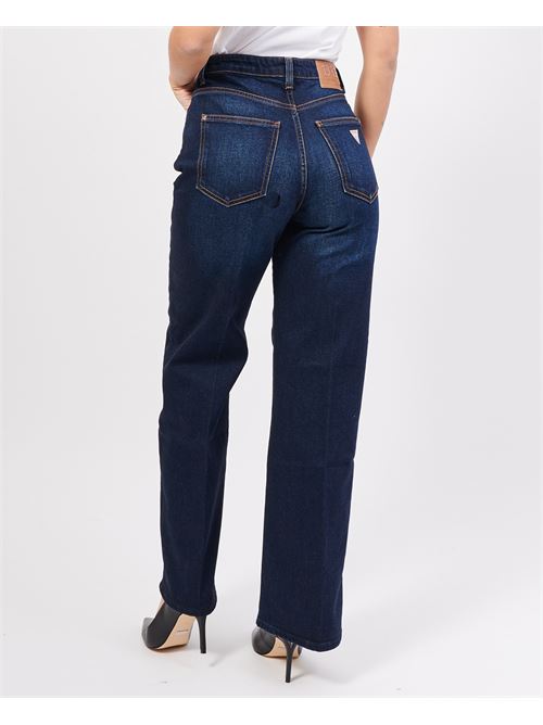 Jeans Guss in misto lana elasticizzata con lavaggio scuro GUESS | W4BA1A-D5GN4MODC