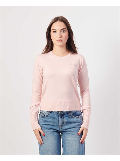 Guess crewneck sweater with embroidered logo GUESS | W4BR83-Z3HO2G6R4