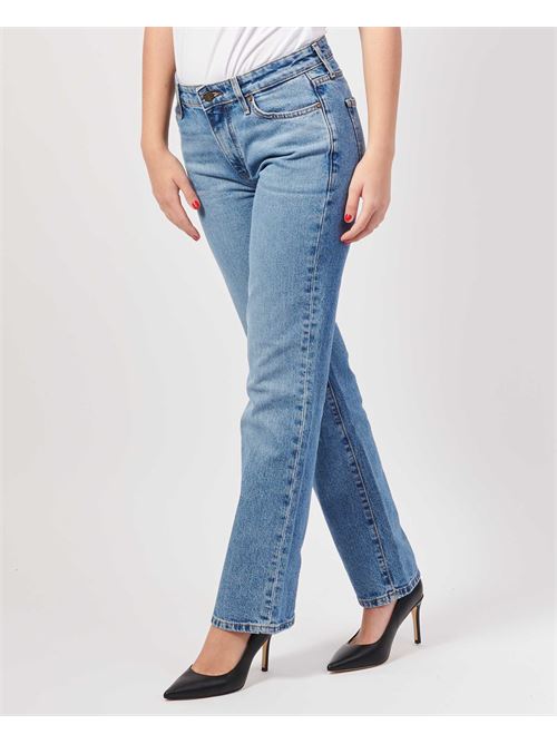 Jeans straight Guess a vita media GUESS | W4YA98-D5CC5GJLV