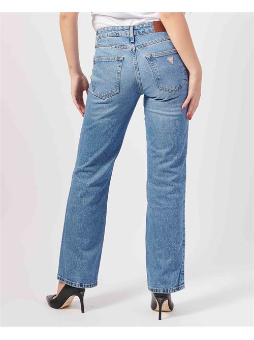 Jeans straight Guess a vita media GUESS | W4YA98-D5CC5GJLV