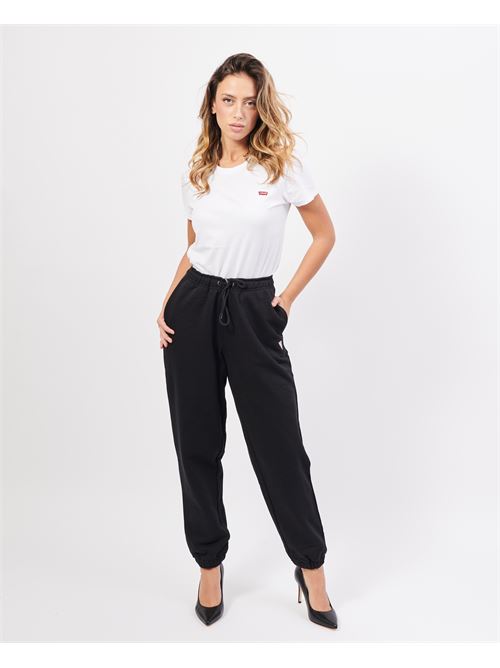 Pantaloni jogger Guss con mini etichetta GUESS | W4YB33-KC811JBLK