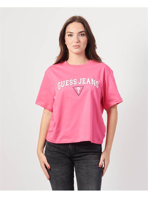 T-shirt boxy Guess avec logo GUESS | W4YI06-K8HM0A60L