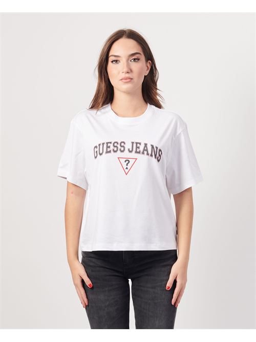 T-shirt boxy Guess avec logo GUESS | W4YI06-K8HM0G011