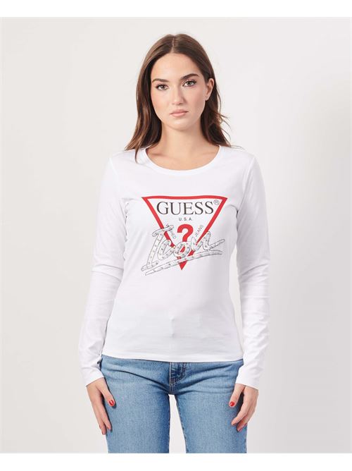 Guess chemise à manches longues avec applications GUESS | W4YI33-I3Z14G011