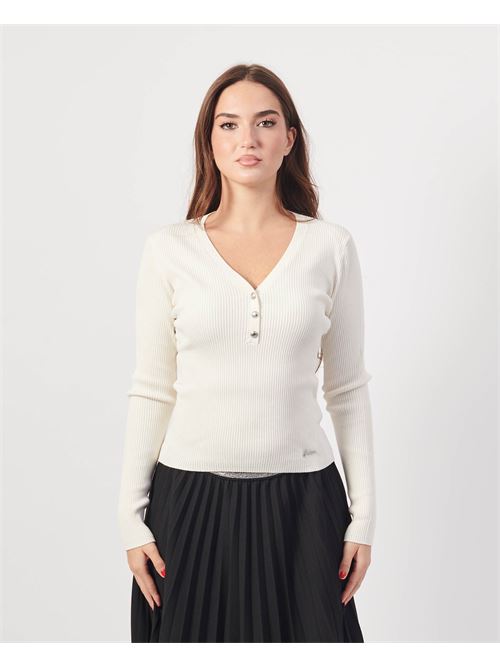 Cardigan femme Guess en maille de viscose mélangée GUESS | W4YR16-Z2V62G012