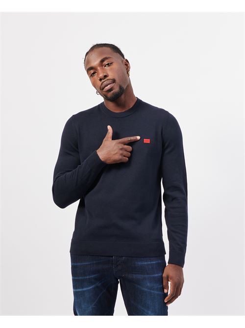 Pull homme Hugo avec ?tiquette logo HUGO | 50475083410