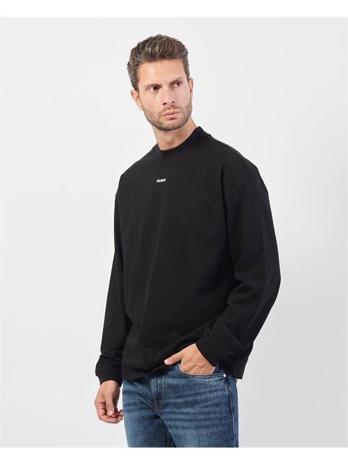 Hugo long-sleeved cotton t-shirt with logo HUGO | 50511029001