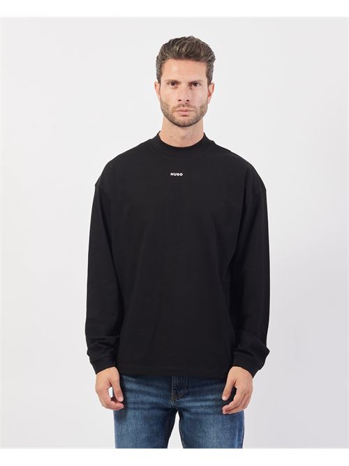 Hugo long-sleeved cotton t-shirt with logo HUGO | 50511029001