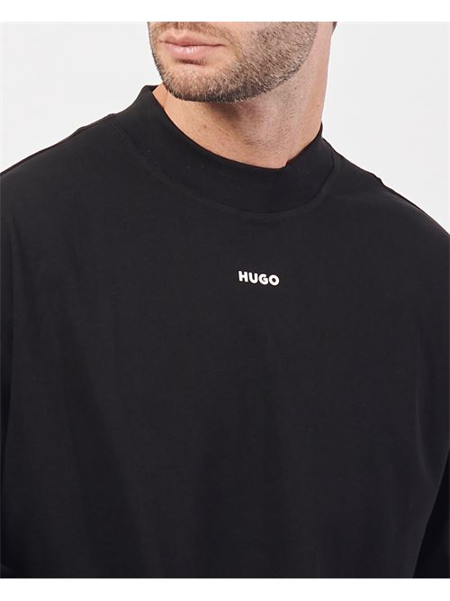 Maglia maniche lunghe Hugo in cotone con logo HUGO | 50511029001