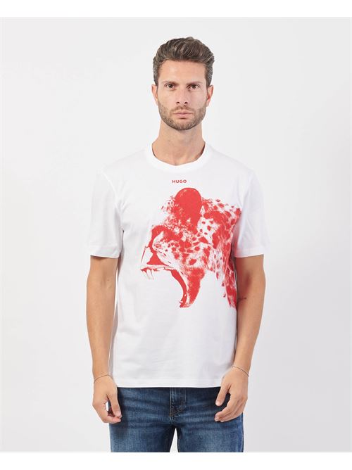 T-shirt homme Hugo à graphisme léopard HUGO | 50519013100