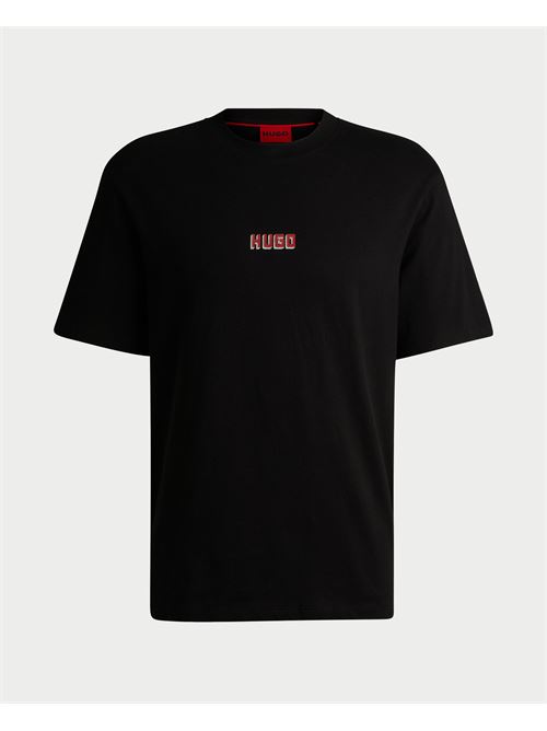 T-shirt uomo Hugo girocollo con logo HUGO | 50519714001