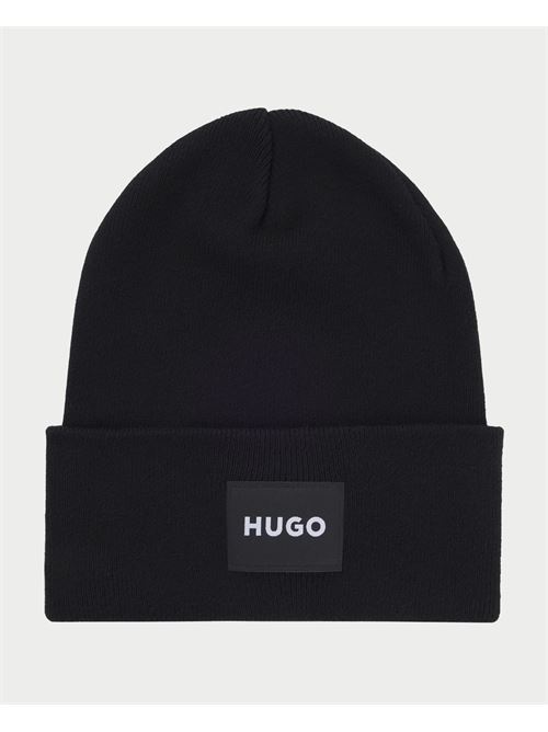 Bonnet Hugo en coton avec patch logo HUGO | 50521527001