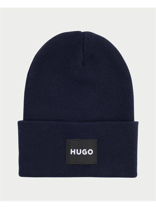 Bonnet Hugo en coton avec patch logo HUGO | 50521527410