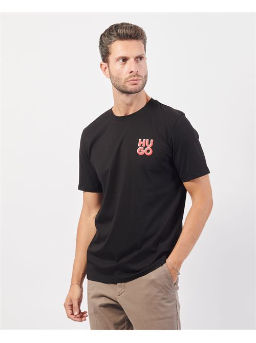 T-shirt uomo Hugo con logo in petto HUGO | 50522434001