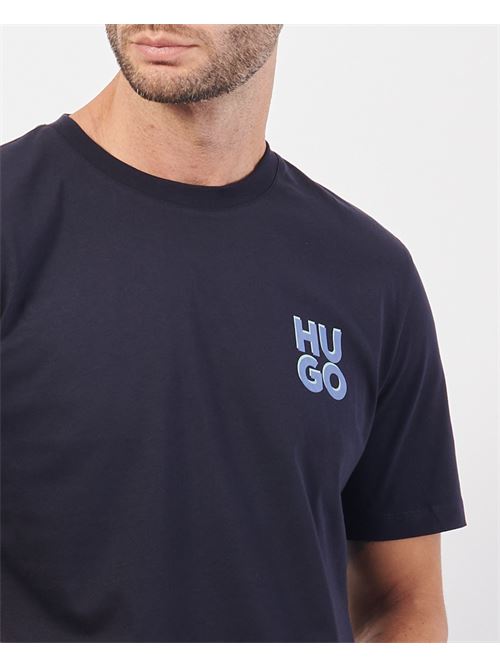 T-shirt homme Hugo avec logo sur la poitrine HUGO | 50522434405