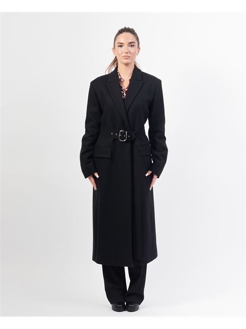 Manteau femme Hugo en laine m?lang?e coupe d?contract?e HUGO | 50523207001