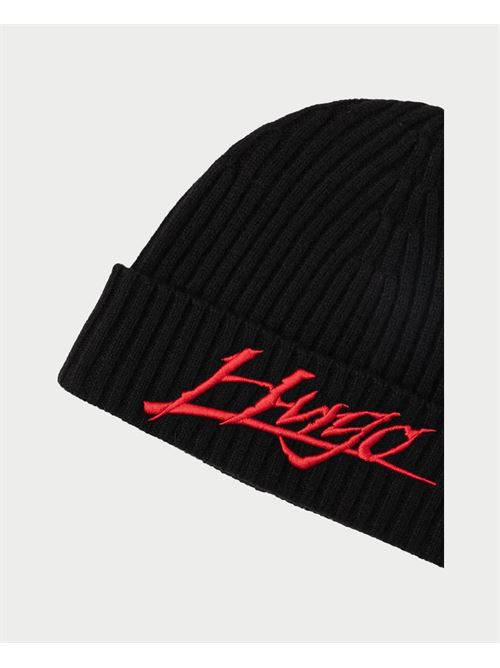 Bonnet homme Hugo en laine avec logo brodé HUGO | 50524560001