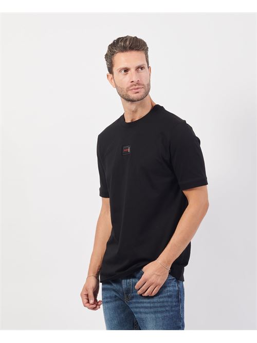 T-shirt uomo Hugo girocollo con logo HUGO | 50528171001