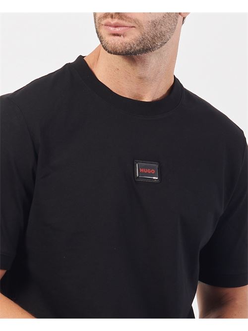 T-shirt uomo Hugo girocollo con logo HUGO | 50528171001