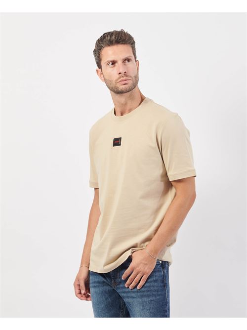 T-shirt uomo Hugo girocollo con logo HUGO | 50528171281