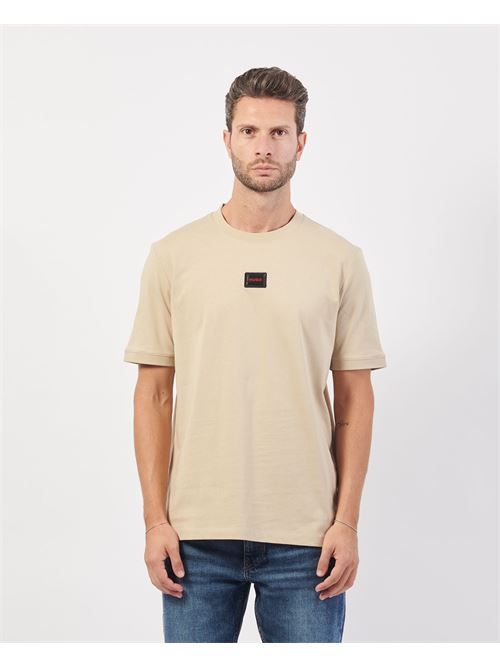 T-shirt uomo Hugo girocollo con logo HUGO | 50528171281