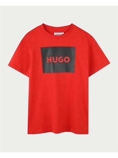 T-shirt enfant Hugo avec logo sur le devant HUGO | G00144990