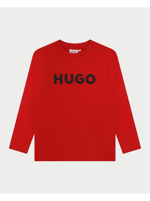 T-shirt Hugo rouge ? manches longues pour enfant HUGO | G00145990