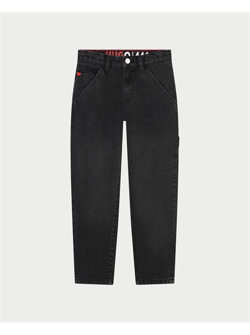 Jeans larghi a tinta unita Hugo per bambini HUGO | G00196Z11