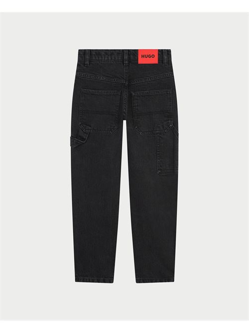 Jeans larghi a tinta unita Hugo per bambini HUGO | G00196Z11