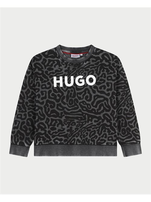 Felpa Hugo per bambine con logo HUGO | G0021309B