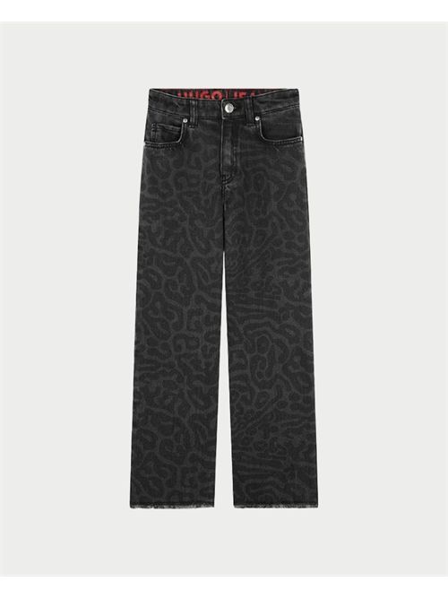 Hugo children's jeans with camouflage pattern HUGO | G00225Z20