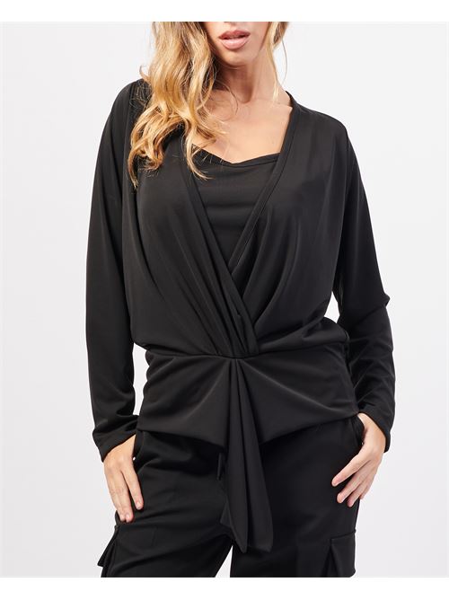 Chemise ? manches longues Jayci en coton m?lang? JAYCì | 24IJA91451NERO