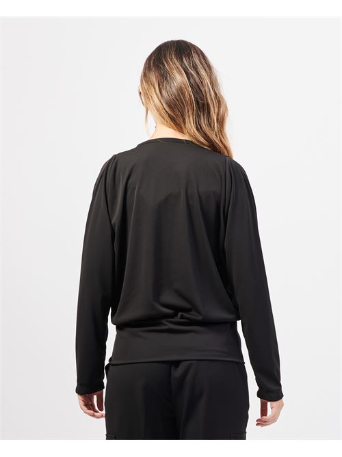 Chemise ? manches longues Jayci en coton m?lang? JAYCì | 24IJA91451NERO