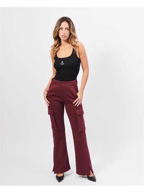 Pantalon cargo Jijil en coton avec ceinture JIJIL | PA0471349