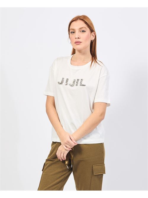 T-shirt femme Jijil avec col rond et logo JIJIL | TS3190008