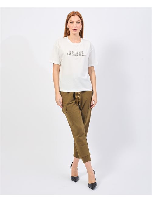 T-shirt femme Jijil avec col rond et logo JIJIL | TS3190008