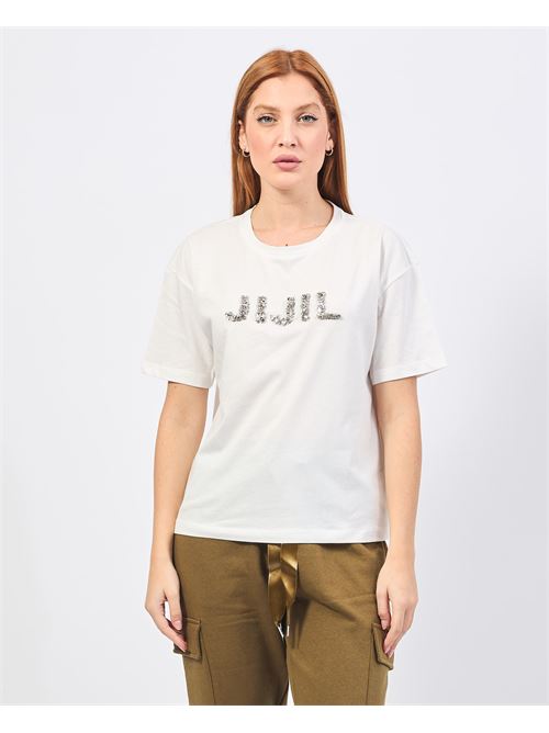 T-shirt femme Jijil avec col rond et logo JIJIL | TS3190008