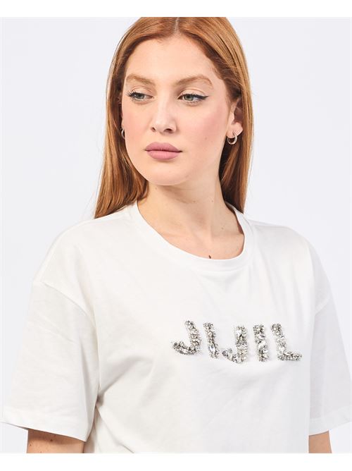 T-shirt femme Jijil avec col rond et logo JIJIL | TS3190008