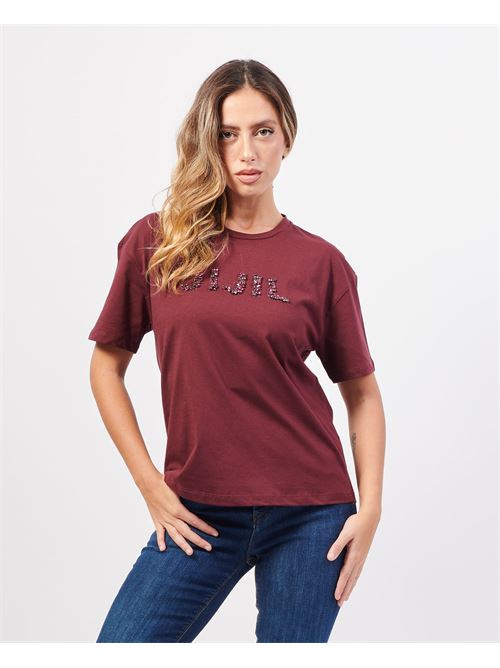 T-shirt femme Jijil avec col rond et logo JIJIL | TS3191349