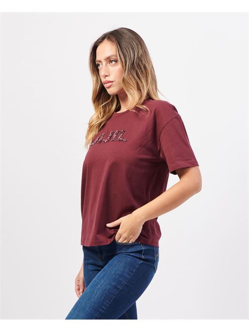 T-shirt femme Jijil avec col rond et logo JIJIL | TS3191349