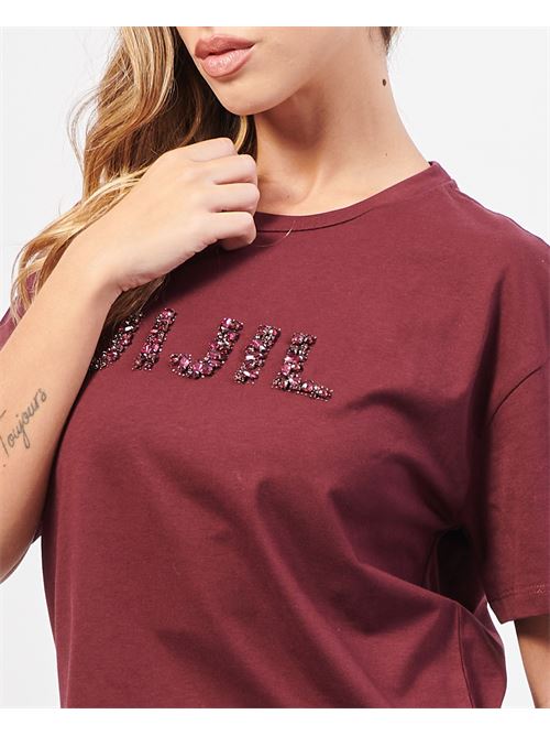 T-shirt femme Jijil avec col rond et logo JIJIL | TS3191349