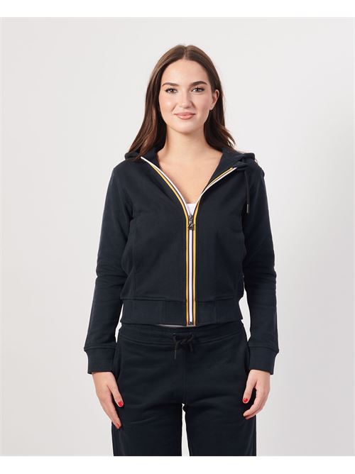 Deline Women's Short Fleece Jacket by K-way K-WAY | K3137ZW-DELINEUSY