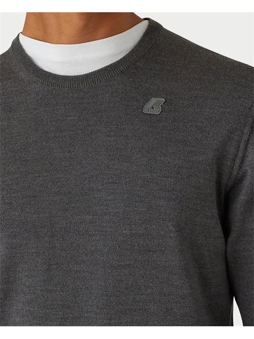 K-way Sebastien wool crew neck sweater K-WAY | K6113BW-SEBASTIEN48M