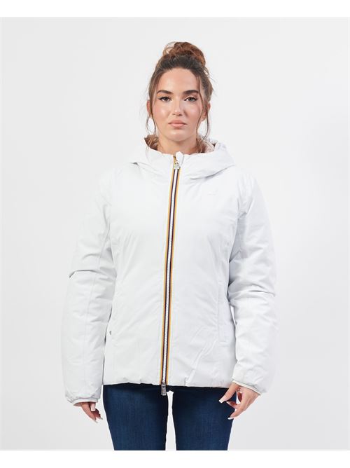 K-way Lily reversible short jacket with hood K-WAY | K8127XW-LILYASJ